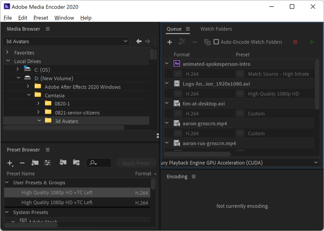 Adobe Media Encoder