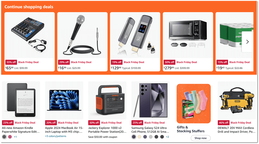 Amazon Black Friday Deals