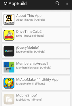 app list Screenshot