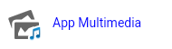 App Multimedia button in the mobile app builder.