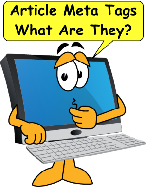 Article meta tags EasyBlogs tutorial