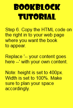 Bookblock tutorial step 6