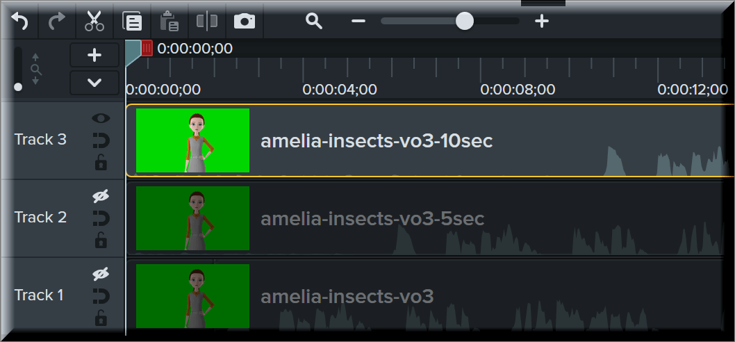 Camtasia Timeline Edited In SnagIt