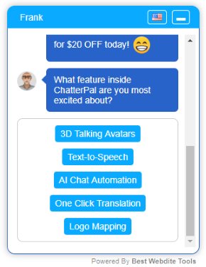 Chat bots category page