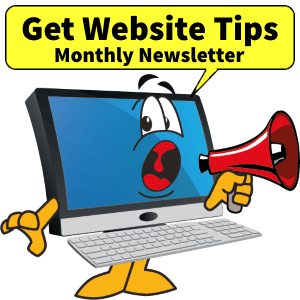 Get Website Tips Newsletter