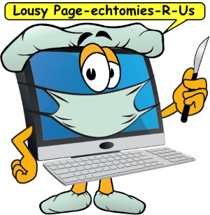 Website tip delete or update lousy pages