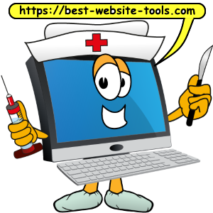 Computer cartoon nurse
