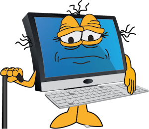 Computer old man