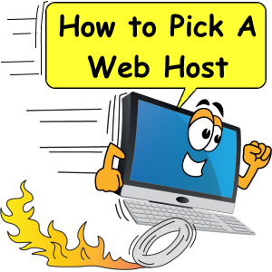 Computer asking how to pick a web host