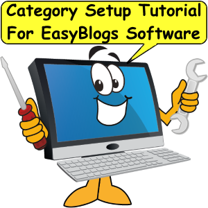 Category setup tutorial for EasyBlogs