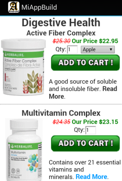 Digestive Health product page