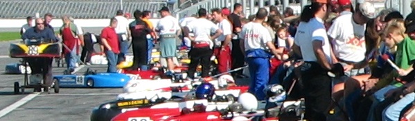 People of Daytona gridding for the race