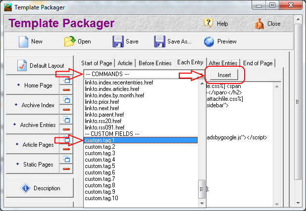 Template Packager for EasyBlogs