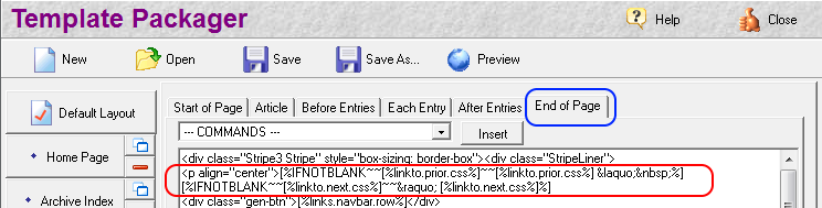 Prior-next month code in EasyBlogs