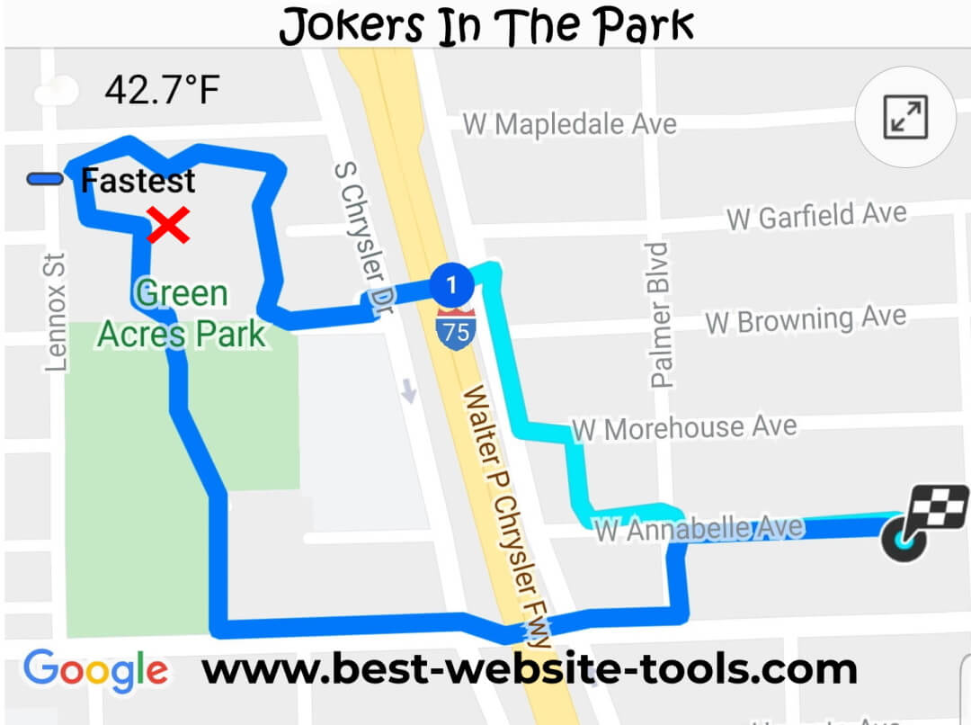 Map of Hazel Park Map of Hazel Park