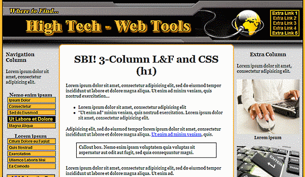 High Tech entry for iDesign3 contest.