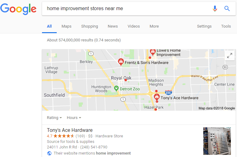 Home Improvement Stores Near Me