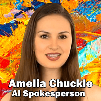 Amelia Chuckle HumanPal AI Spokesperson
