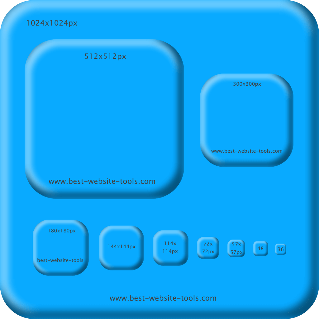 Icon Set Blue