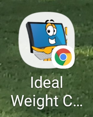 Ideal Weight Calc Icon