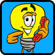 Lightbulb phone icon 114