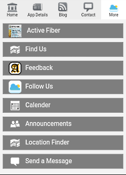 Stripe menu from mobile app