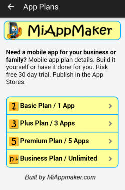 App Plans