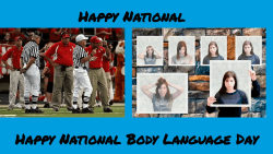 National Body Language Day thumbnail