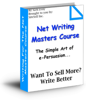 Writing for the net masters course.