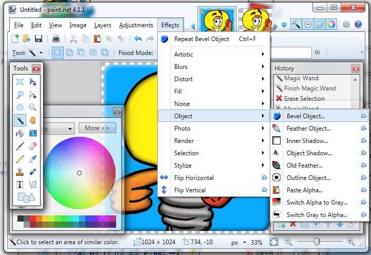 paint net outline object plugin paint net outline object plugin