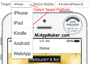 Selection of mobile devise