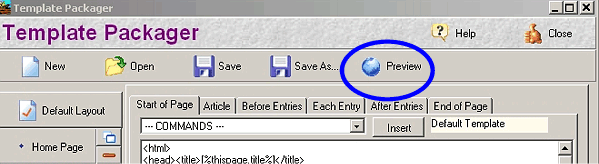 EasyBlogs Preview button