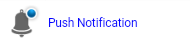 Push Notifications button