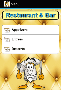 Menu page