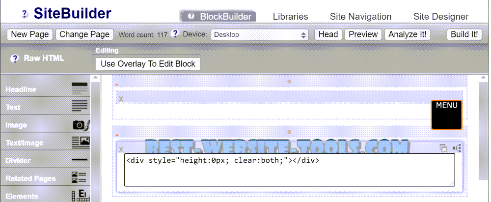 SBI Site Designer