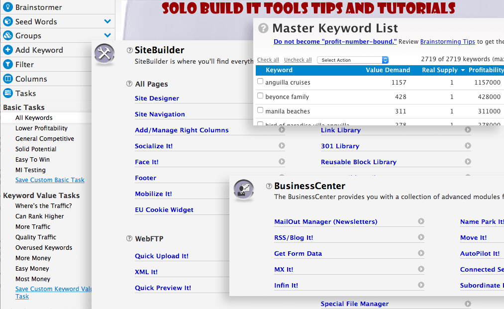 Solo Build It Tools