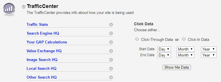 SBI Traffic Center tools