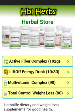 Herbal Store in Mobile Utility App.