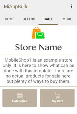 eStore Name screenshot
