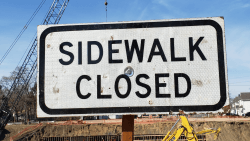 Sidewalk Closed