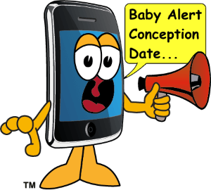 Smartphone shouting Baby Alert
