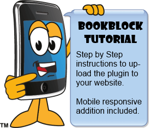 Smartphone with Bookblock Tutorial sign