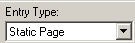 Static page entry