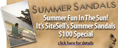 SiteSell's summer special - get two websites - save $200