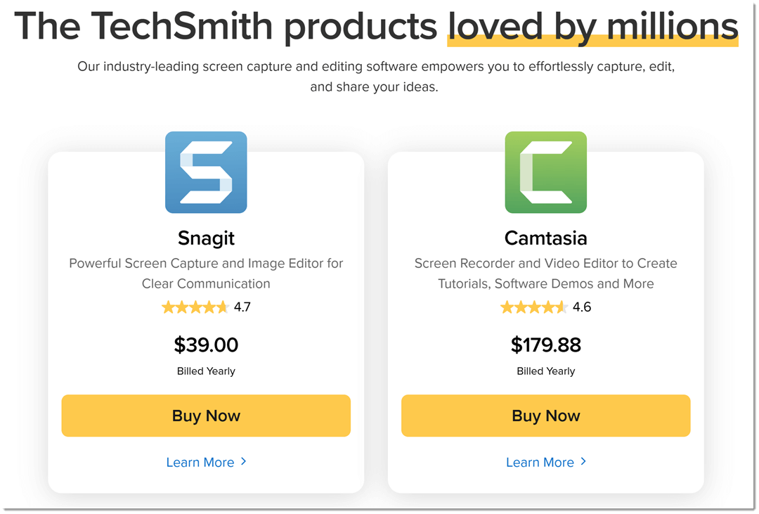 TechSmith  Black Friday Deals