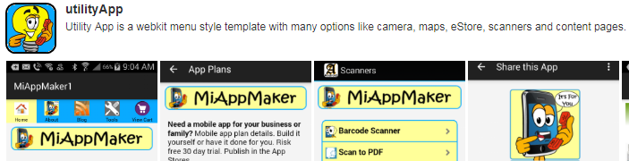 Utility app template