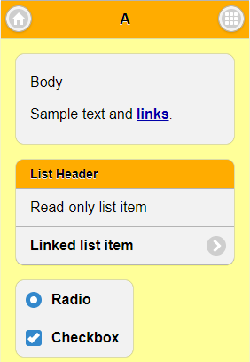 Color scheme for weight loss calculator app
