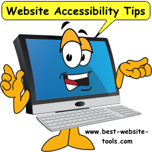 Website accessibility tips