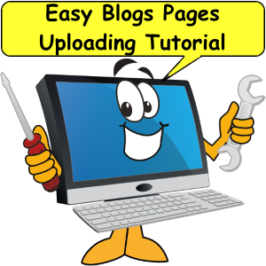 Easy Blogs pages uploading tutorial