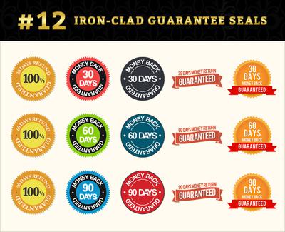 Iron Clad Guarantee Seals